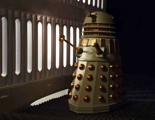 Image of an imperial Dalek from the Dr Who TV show
